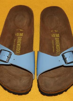 Босоніжки, сандалі, шльопанці, в'єтнамки, шльопанці birkenstock р. 37-38 устілка 24-24,5 см4 фото