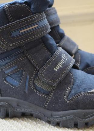 Зимові мембранні черевики напівчоботи термоботинки сноутси на липучках superfit goretex р. 31 20,27 фото