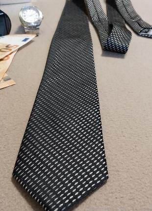 Якісна стильна брендова краватка 100% шовк4 фото