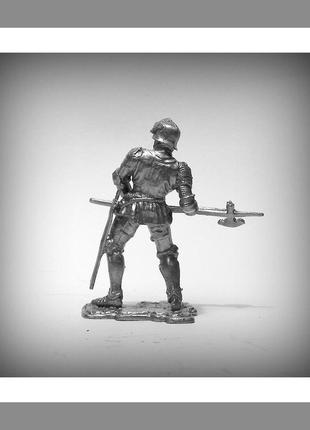 Игрушечные солдатики европейский рыцарь 15 века 54 мм оловянные солдатики миниатюры статуэтки3 фото
