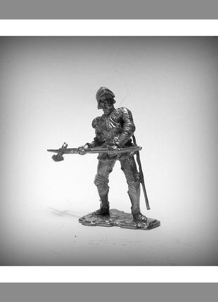 Игрушечные солдатики европейский рыцарь 15 века 54 мм оловянные солдатики миниатюры статуэтки2 фото