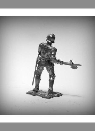 Игрушечные солдатики европейский рыцарь 15 века 54 мм оловянные солдатики миниатюры статуэтки4 фото