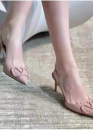 Туфли valentino# низкий каблук