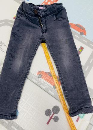Теплі джинси на хутрі ,зимові штани1 фото