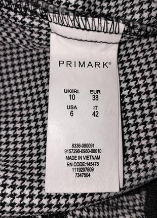 Женские серые широкие брюки штаны гусиная лапка primark4 фото