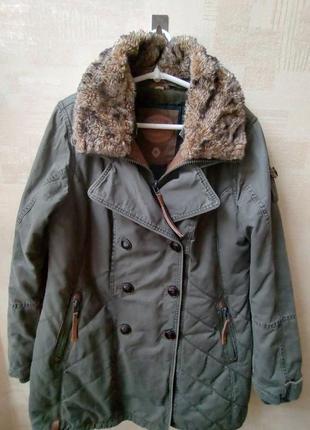 Крутая и очень теплая куртка- пальто  naketano2 фото