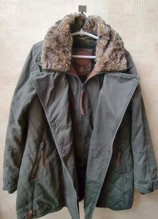 Крутая и очень теплая куртка- пальто  naketano3 фото