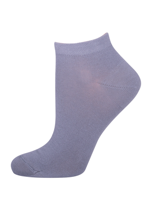 Жіночі однотонні короткі шкарпетки тм "misyurenko" (арт. 213к)1 фото