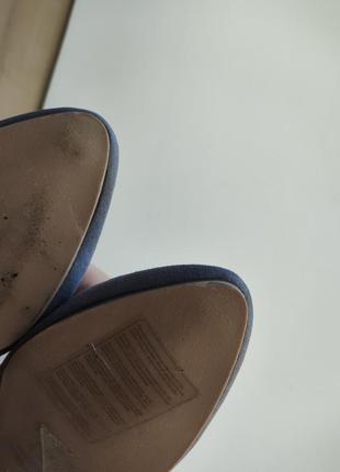 Туфли босоножки балетки с острым носком серые5 фото