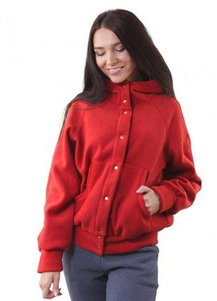 Теплая флисовая женская кофта