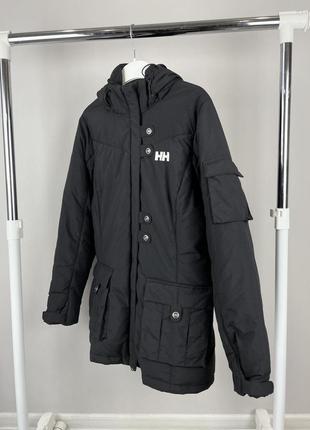 Подовжена пухова куртка  helly hansen оригінал пуховік1 фото