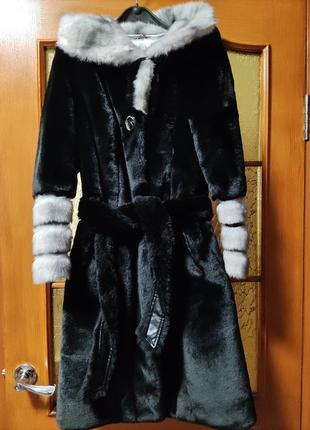 Шуба штучна мутон 44-46