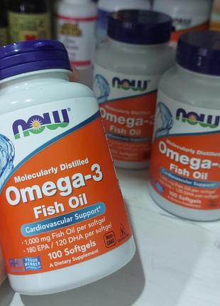 Омега-3 для взрослых фирмы now foods айхерб