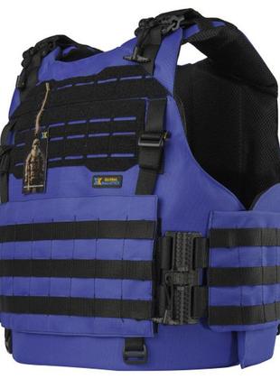 Плитоноска warmor gen.4 синего цвета