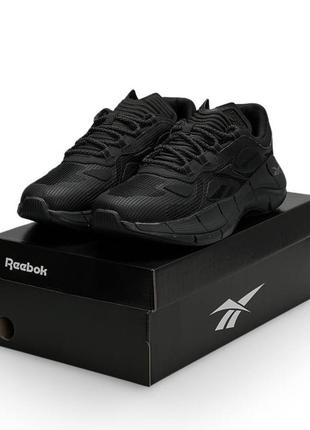 Чоловічі кросівки suwak reebok zig kinetica black рибок зиг кинетика