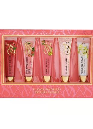 Набор блесков victoria’s secret flavor favorites lip gloss set7 фото