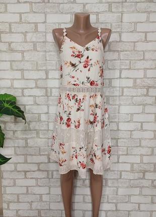 Фірмовий only стильний легкий літній сарафан/плаття у квітковий принт, розмір см
