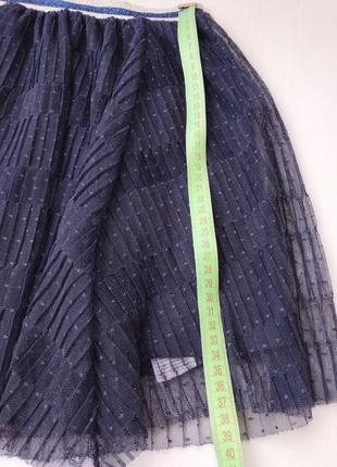 Красивая юбка из тюля с блестящей отделкой на талии tchibo(германия), размер 134-1405 фото