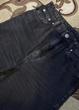 Идеальные чёрные джинсы кюлоти ace high wide jeans4 фото