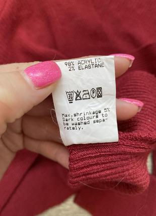 Стильная кофта реглан в рубчик на запах с переплетом vero moda 40/l5 фото