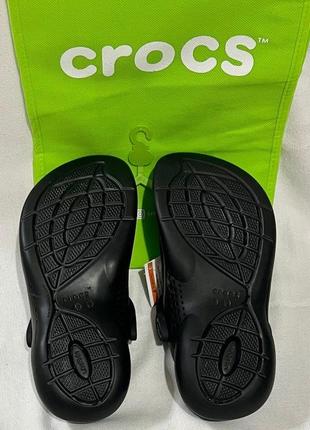 Крокс лайтрайд 360 клог повністю чорні crocs literide 360 clog black / black9 фото