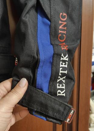 Rextek мотоциклетная кунтка,мужская водонепроницаемаятекстильная байкерская куртка.размер xs.5 фото