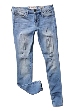Стильные женские джинсы hollister 26/30 в хорошем состоянии