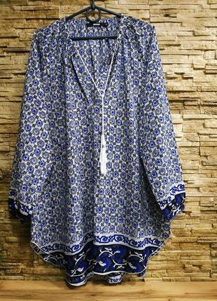 Свободная красивая блузка, туника5 фото