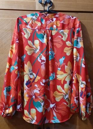 Яркая красивая блузка в цветах р.16 от soon matalan2 фото