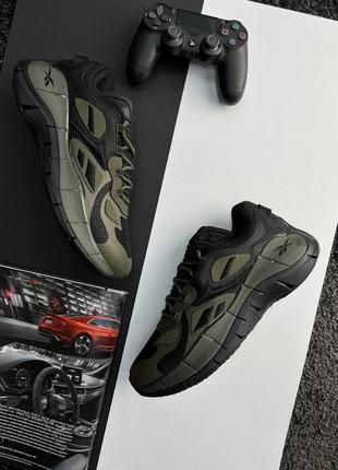 Чоловічі кросівки reebok zig kinetica || army green black