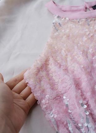 Брендовое коктельное платье пайетки градиент от quiz5 фото