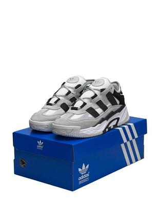 Топ продаж 2023 ! adidas niteball сірі з чорним та білим