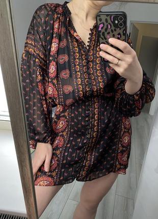 Сукня zara в стилі бохо