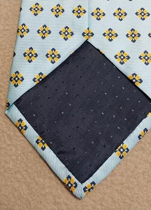 Люксовый качественный брендовый стильный галстук 100% шелк made in italy 🇮🇹5 фото