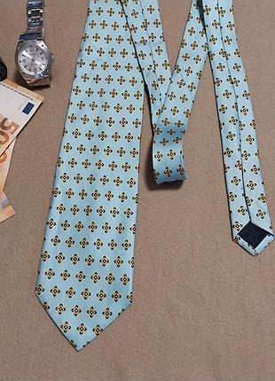 Люксовый качественный брендовый стильный галстук 100% шелк made in italy 🇮🇹