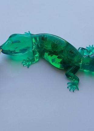 Геккон настільна фігурка, геккон з епоксидної смоли, подарунок любителю ящірок5 фото