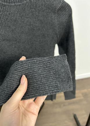 Базові гольфи в рубчик ( mango zara bershka shein pull&bear stradivarius polo ralph lauren tommy hilfiger sinsay c&a only new look next )3 фото