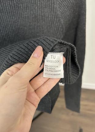 Базові гольфи в рубчик ( mango zara bershka shein pull&bear stradivarius polo ralph lauren tommy hilfiger sinsay c&a only new look next )4 фото