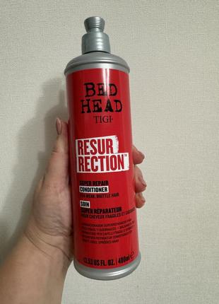 Tigi bed head resurrection, супер восстанавливающий кондиционер для слабых и ломких волос, 4003 фото