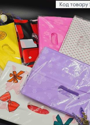 Пакет полиэтиленовый средний 39х30 см 100 шт в ас.