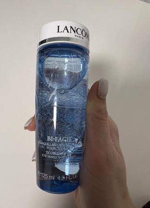 Lancome bi-facil double-action eye makeup remover, засіб для зняття макіяжу