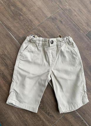 Котонові плотні шорти, короткі штани denim co 4-5 років