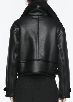 Дубленка zara2 фото