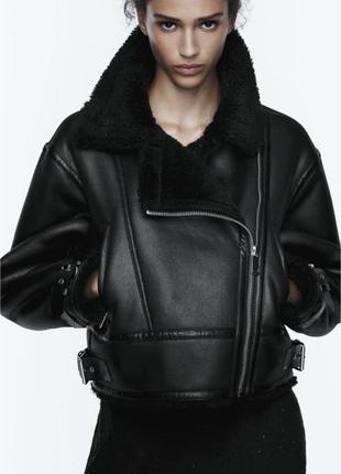 Дубленка zara