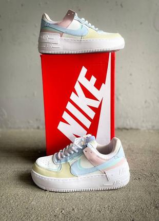 Женские кроссовки nike air force 1 shadow pastel7 фото