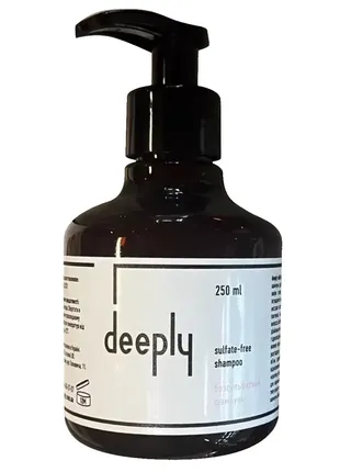 Deeply sulfate-free shampoo безсульфатный шампунь