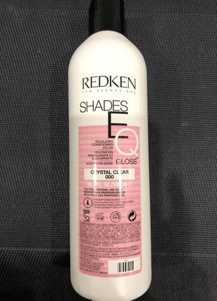 Redken shades eq gloss crystal clear краска для волос тон в тон без содержания аммиака с эффектом кондиционера, прозрачный, 500 мл1 фото