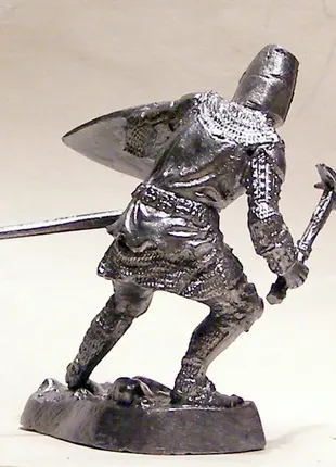 Іграшкові солдатики європейський лицар 54 мм олов'яні солдатики мініатюри статуетки3 фото