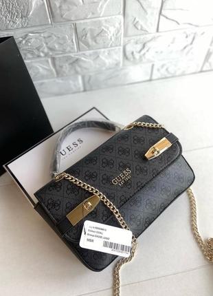 Сумка guess logo flap bag