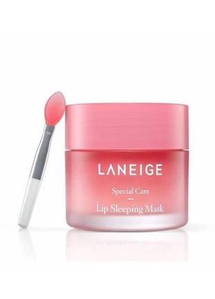 Ночная маска для губ "лесные ягоды" laneige lip sleeping mask  berry lip sleeping mask ex 20 грамм1 фото